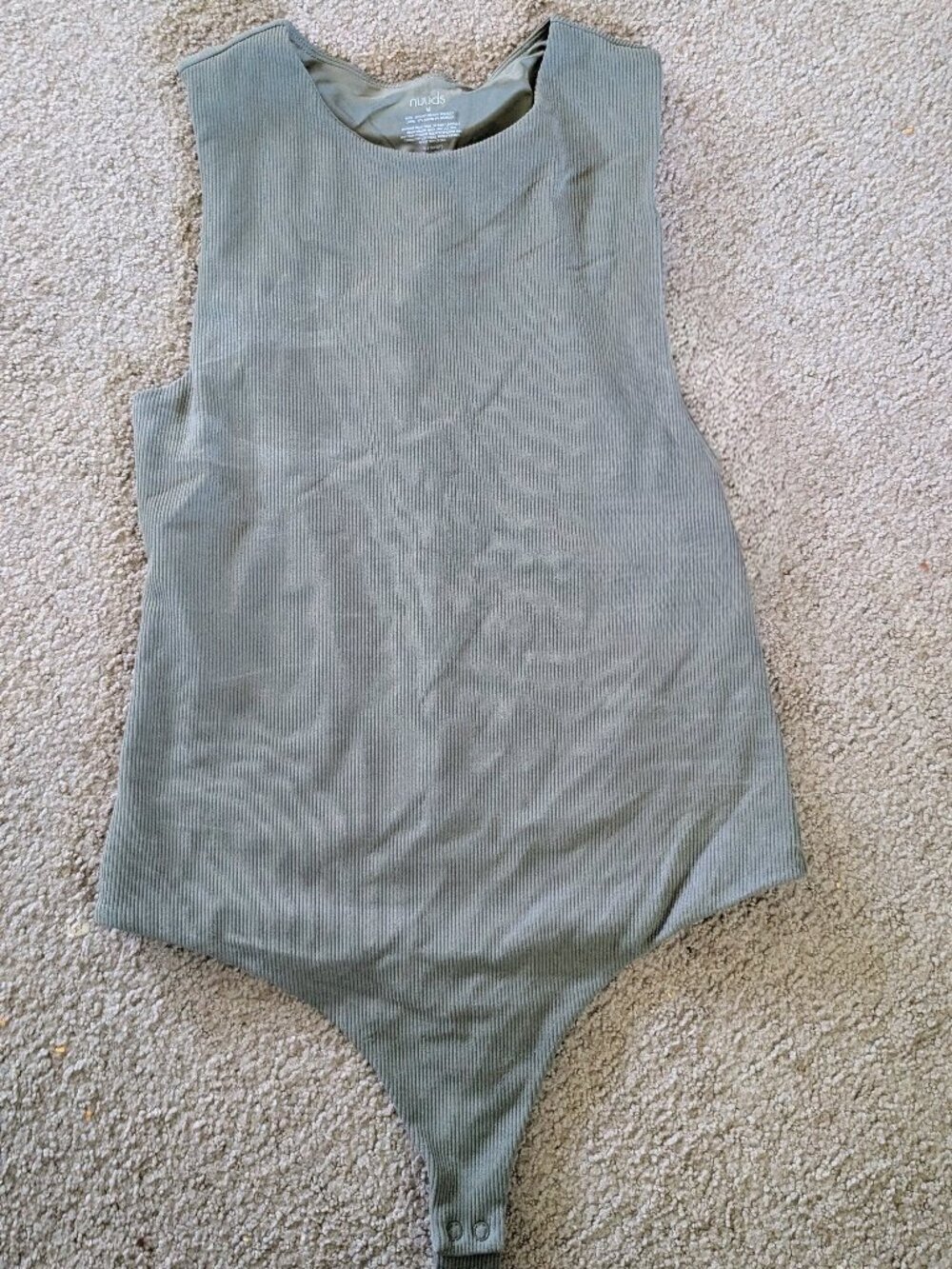 Sage Green nuuds bodysuit